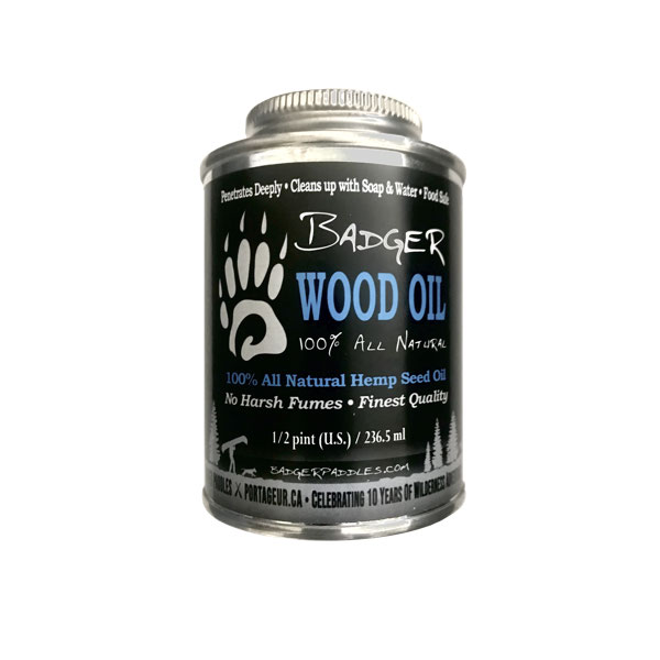 Tin of Badger Wood Oil 1/2 pint - 236.5 mL