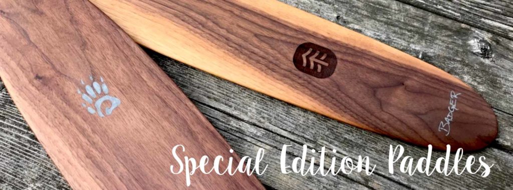 Special Edition - Limited Issue Walnut Badger Canoe Paddles