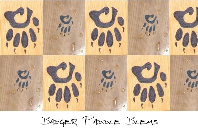 Upside Down Paw - When a Badger is not a Badger - Badger Paddles