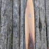 Special Edition Walnut Sliver Canoe Paddle on barn board background - blade