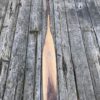 Special Edition Walnut Sliver Canoe Paddle on barn board background