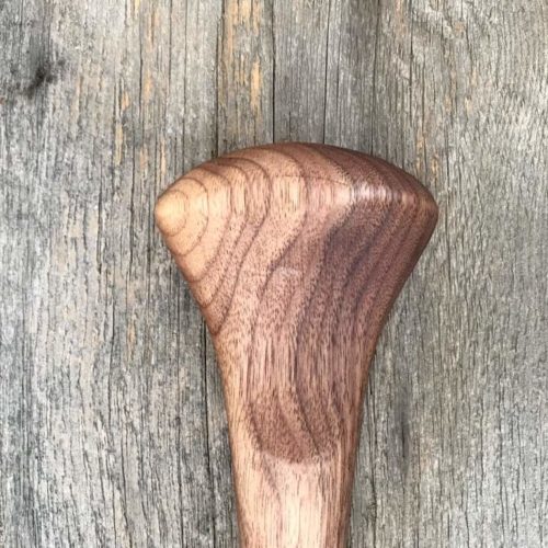 Special Edition Paddle #5 - Walnut Tripper detail - grip