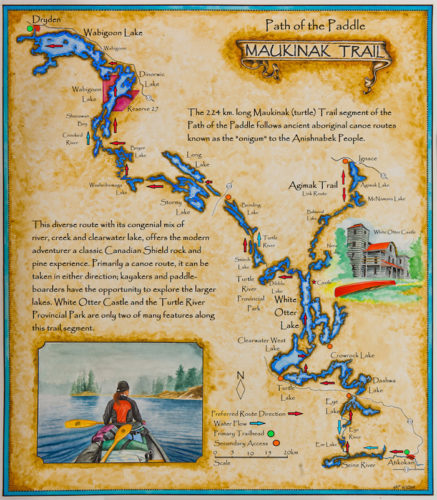 Hap Wilson Mauknak Trail Map - Artwork