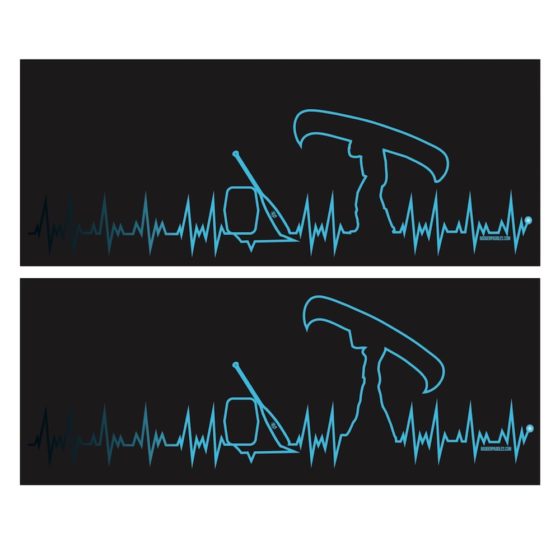Heart Of A Backcountry Paddler Bumper Stickers - Image 4