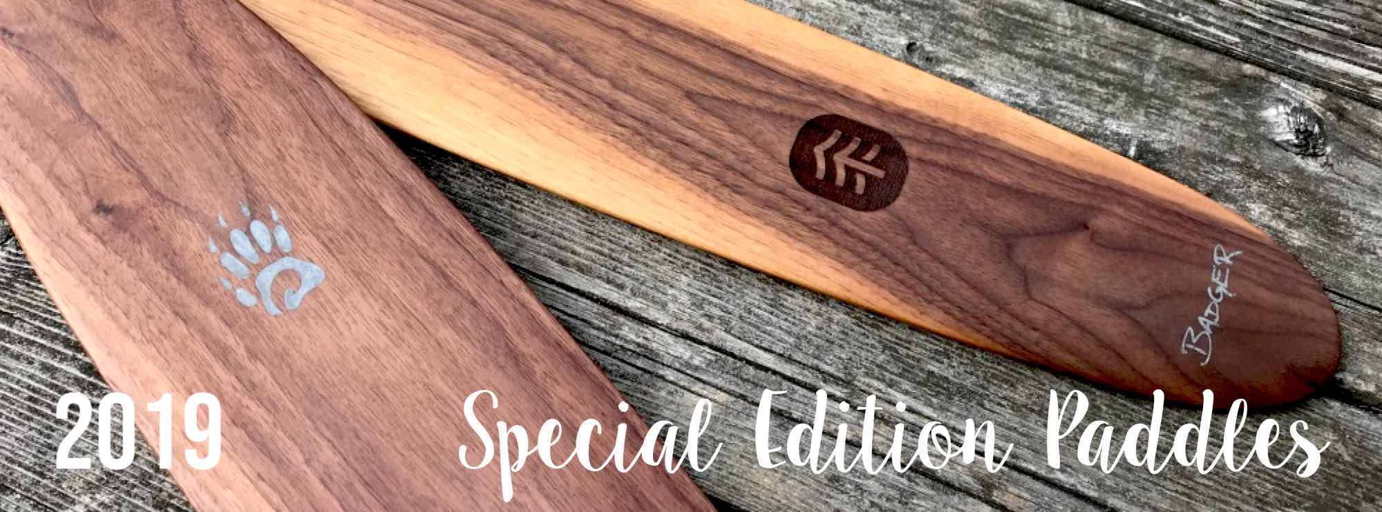 Special Edition - Limited Issue Walnut Badger Canoe Paddles