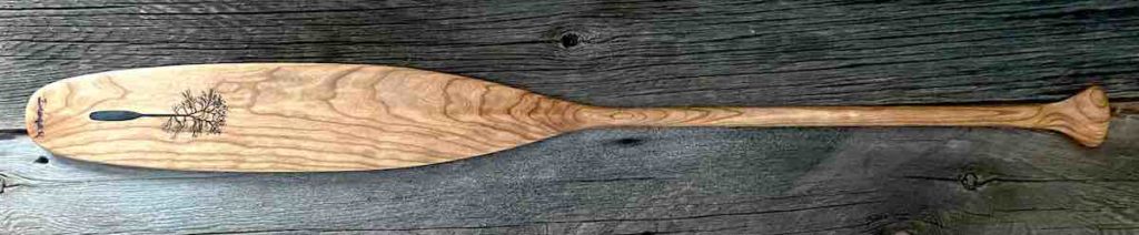Example of a Cherry Wood Forest Edition Canoe Paddle